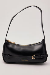 Selene Mini Buckle Handbag Black